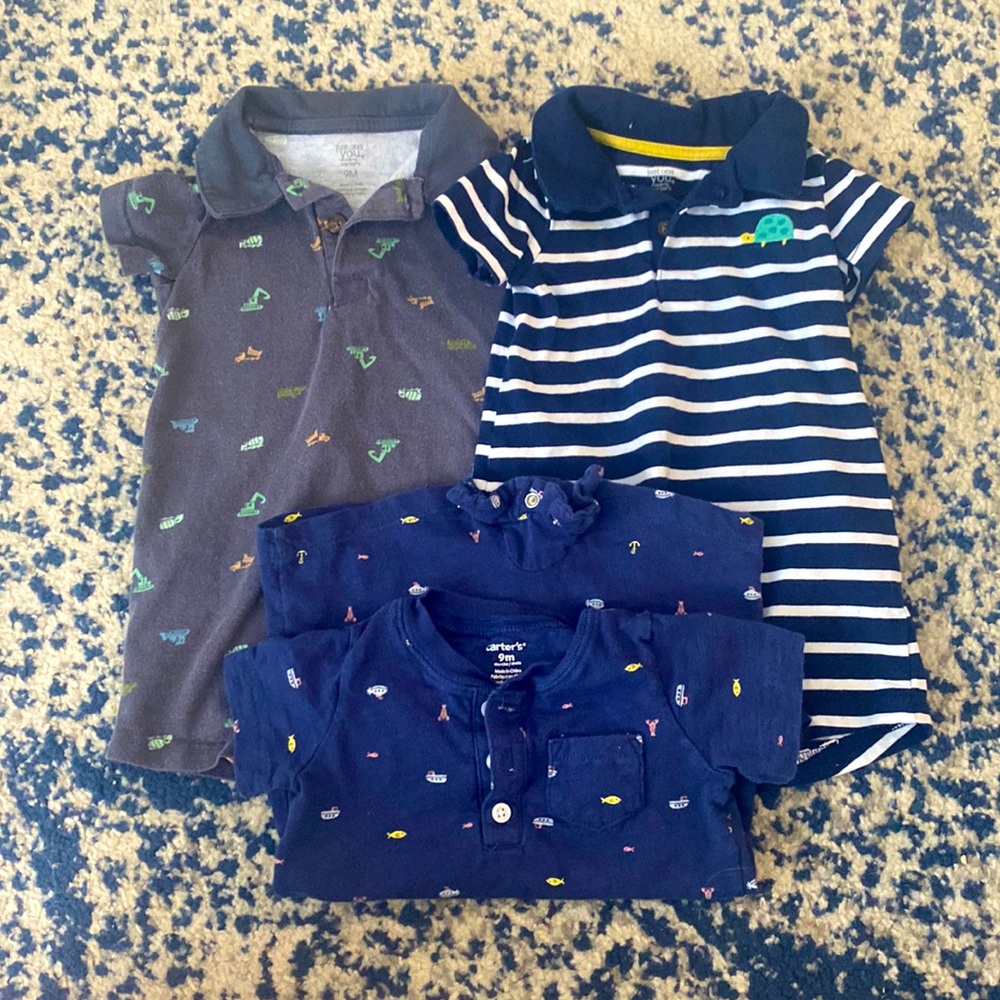 9 month boys rompers